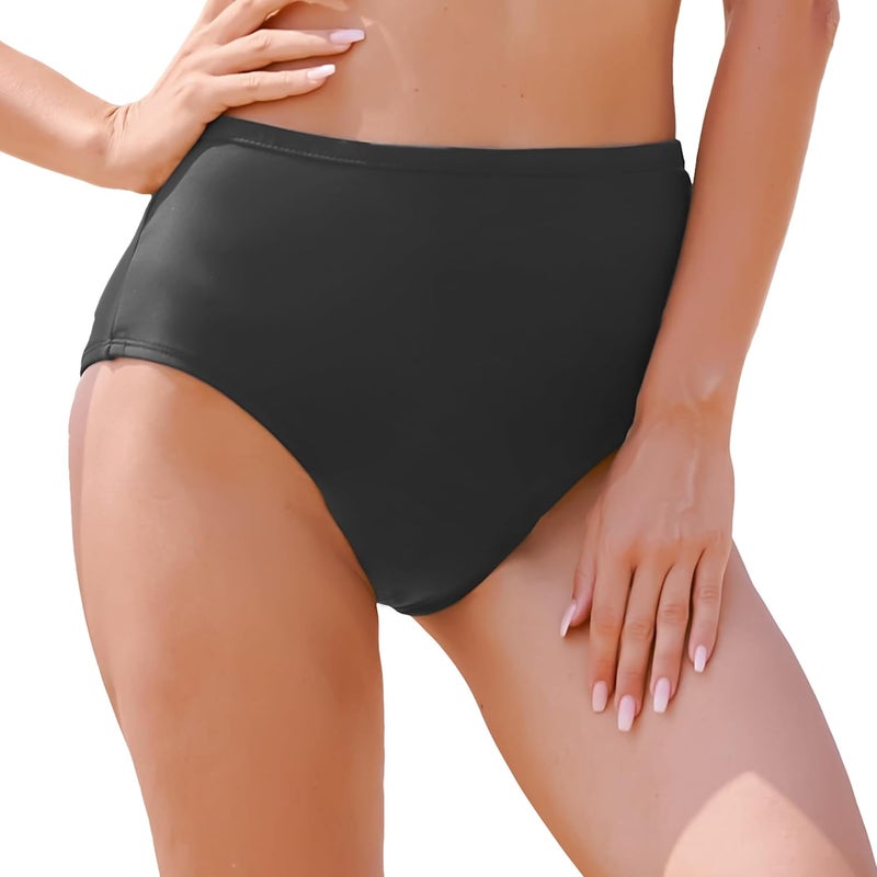 feitycom Store Period Swimwear-Menstrual Swimsuit Bikini Bottoms-High Waisted Leakproof Swim Bottoms for Teens Girls and Women. - Image 1